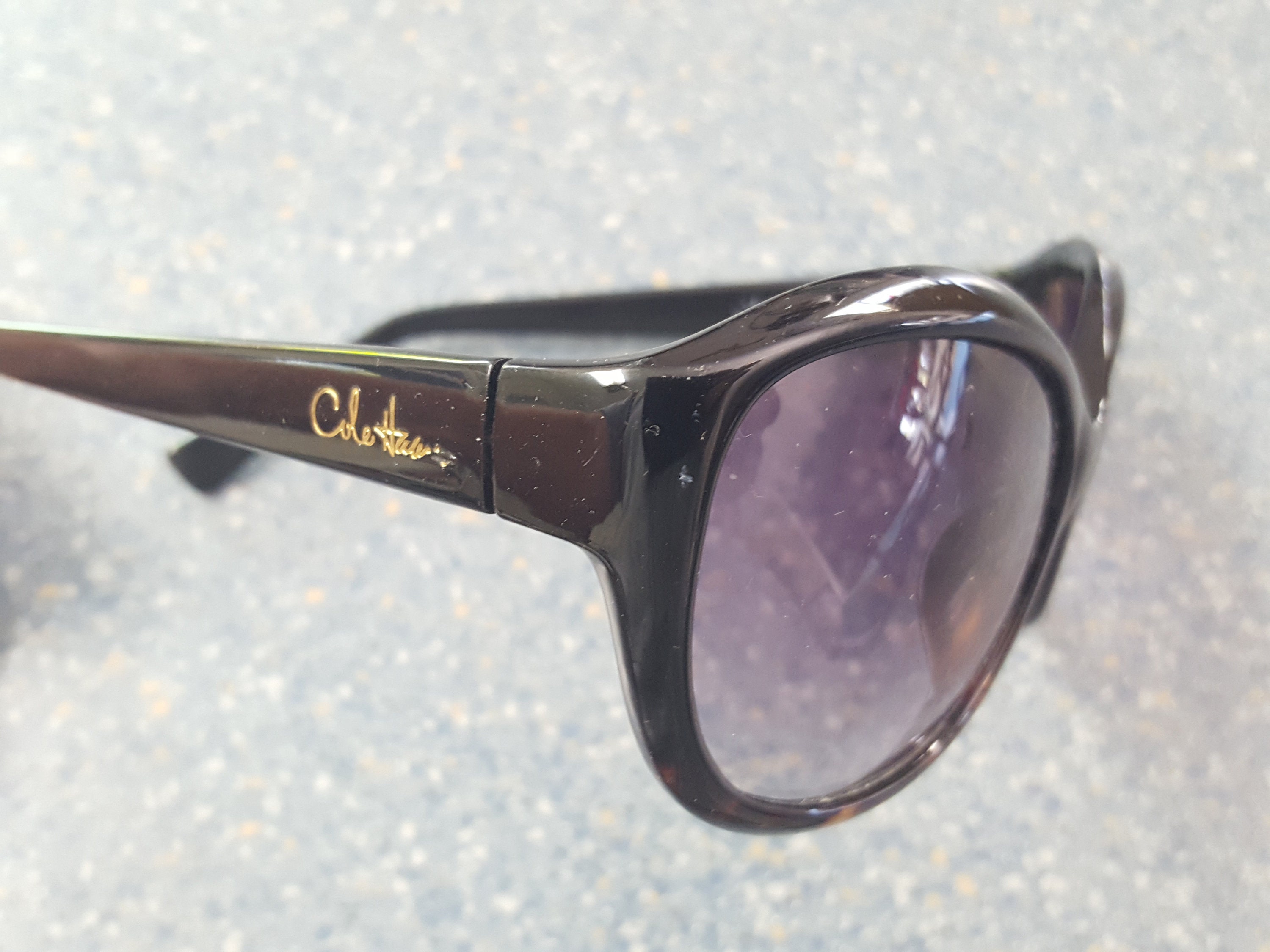 Cole Haan  Distressed Gold Sunglasses: Cole Haan Gold Sunglasses for Women for sale | eBay main image 2