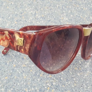 Vintage Anne Klein Riviera Brown Sunglasses Pink Lenses Vintage Anne Klein Riviera Brown Sunglasses Pink Lenses | eBay main image 3