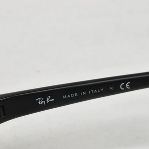 Ray-Ban Thin Flex Black Sport Wrap Designer RB 2027 zonnebril gemaakt in Italië, gratis verzending afbeelding 5