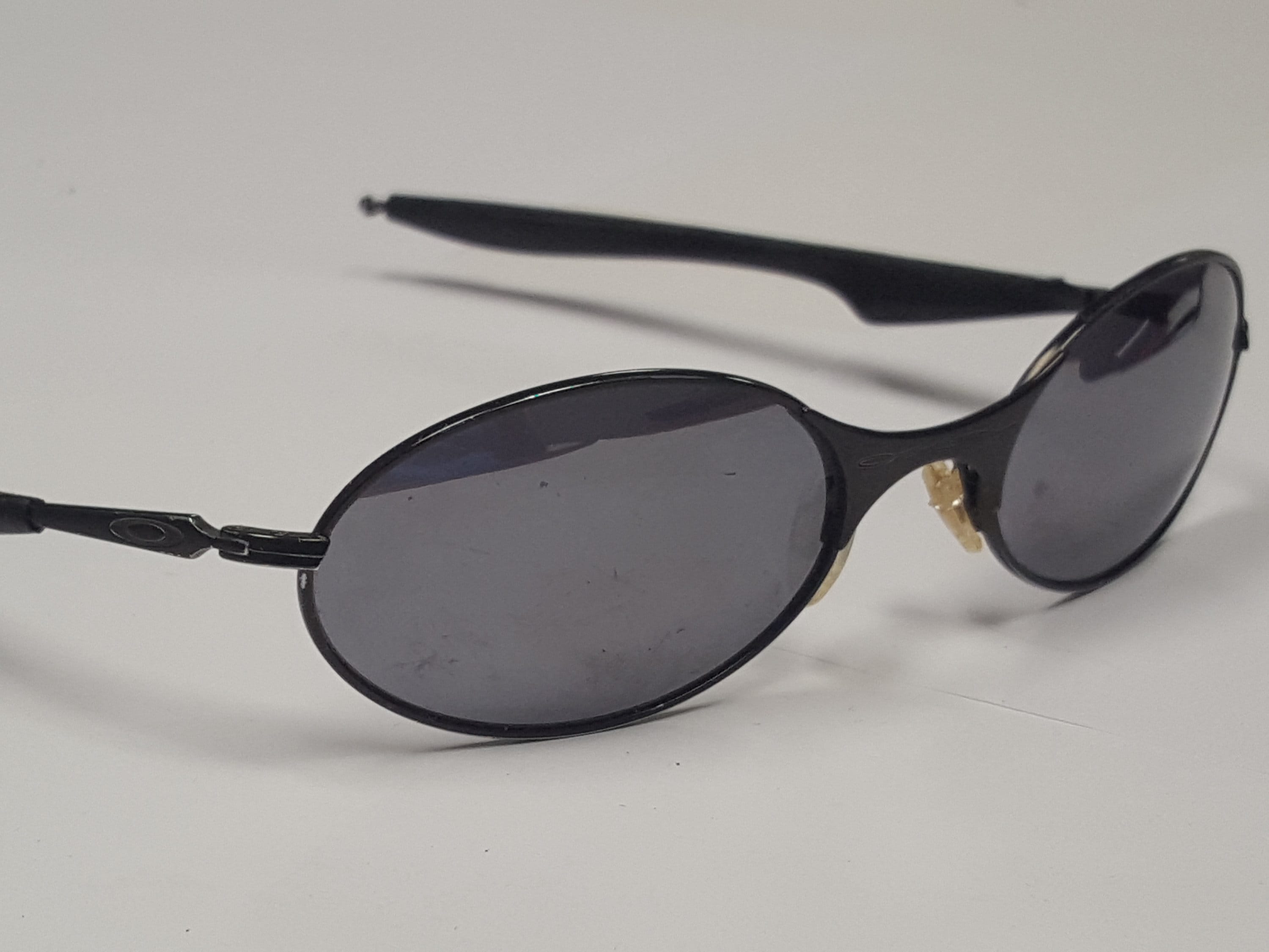 Oakley Early Black Thin Metal & Rubber Wrap Authentic Designer - Etsy