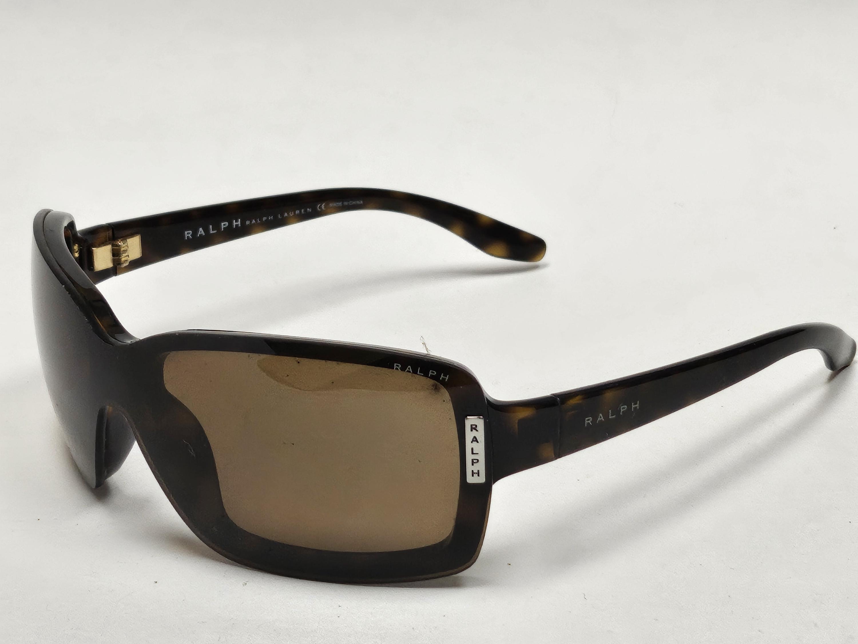 Ralph by Ralph Lauren Tortoise Brown Fashion Shield Wrap 