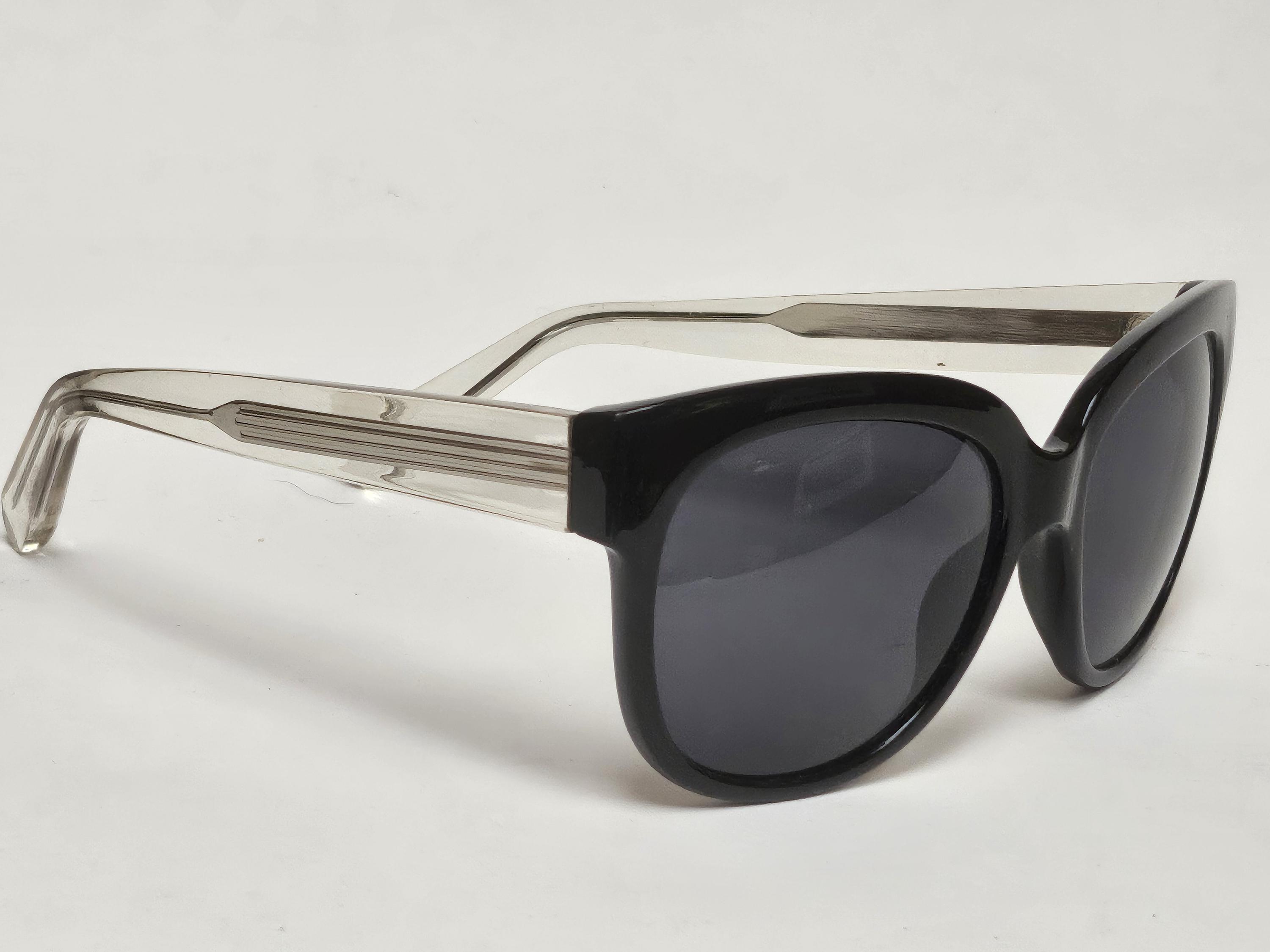 Ann Taylor Loft sunglasses oversized Ann Taylor Loft Clear Black Fashion Designer Sunglasses Free  main image 2