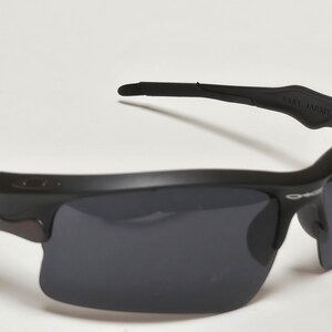 Oakley Fast Jacket Black Sport Wrap Gafas de sol de diseño
