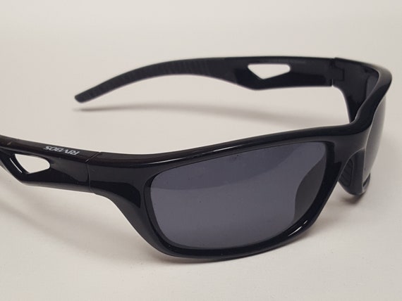 Buy Rivbos Black Sport Wrap Sunglasses Free Shipping Online in