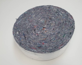Cotton Batt Insulation 3" × 25' Pipe Wrap Recycled Cotton Armor 100 % Recycled Denim HVAC Acoustic Foam No Itch Eye Lung Safe NOT Fiberglass