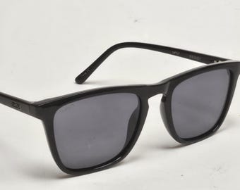 WMP Wesley Black Sport Wrap Square Designer Sunglasses Free Shipping