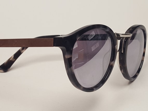 Madewell Black Tortoise Silver Round Front Designer  display picture 1