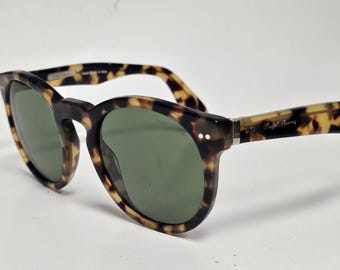 Ralph Lauren Hand Made in Italy Rare Stylish Wrap Tortoise Brown Designer Sunglasses Free Shipping