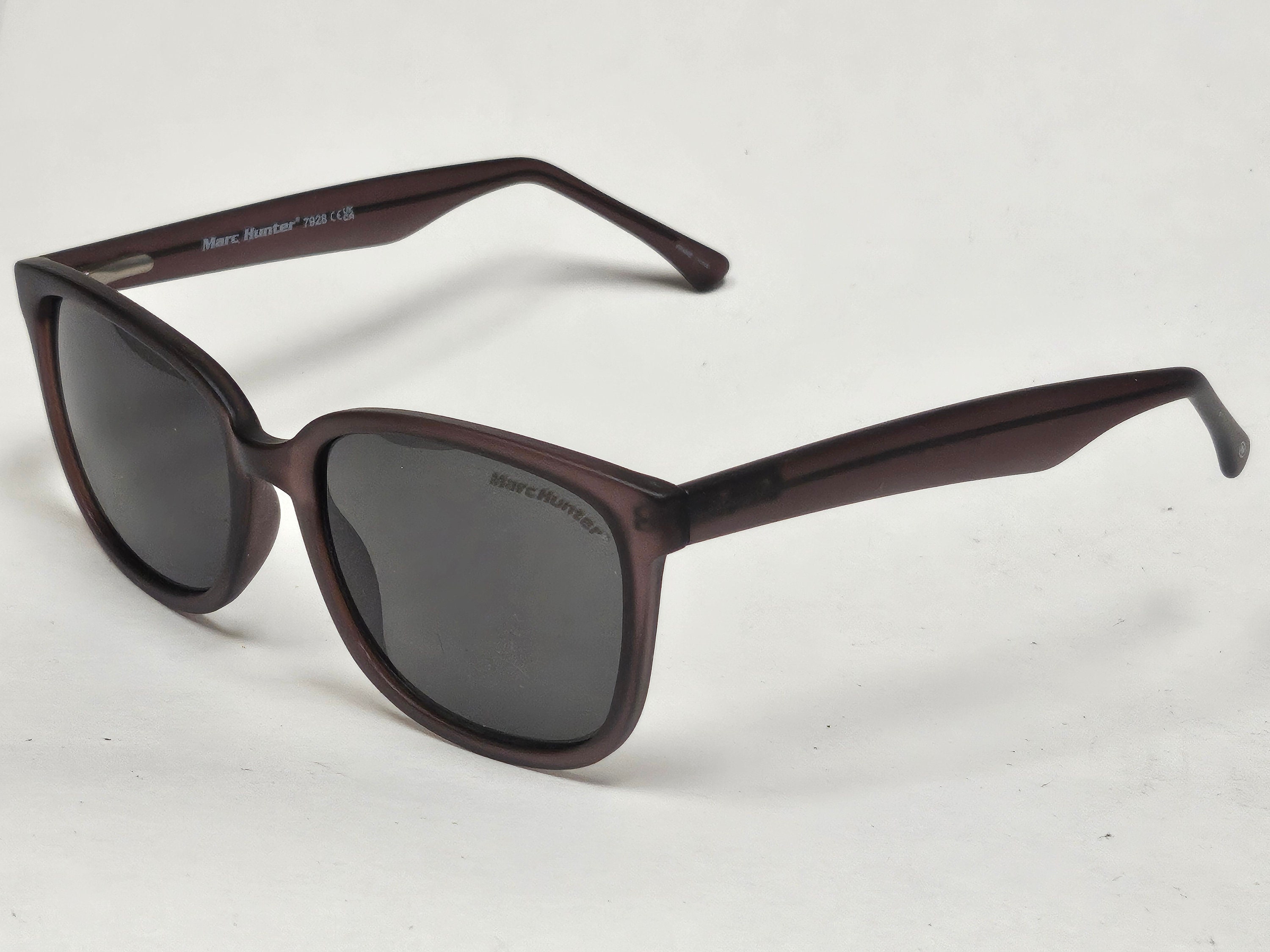 Marc Hunter Sharp Brown Sport Wrap Sunglasses Free Shipping