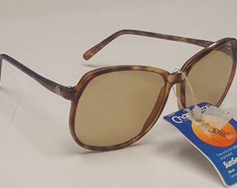 Corning Optics Chameleon Sun Sensor &quot;Lenses that change&quot; Vintage Brown  Glass Lens Sunglasses Korea