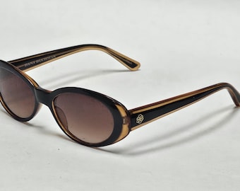 Dana Buchman Brown Gold Fashion Wrap Designer Look Sunglasses Free Shipping