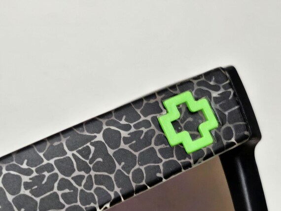 Spy+ Optic Black Pattern Square Designer Look Sun… - image 3