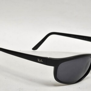 Ray-Ban Thin Flex Black Sport Wrap Designer RB 2027 zonnebril gemaakt in Italië, gratis verzending afbeelding 2