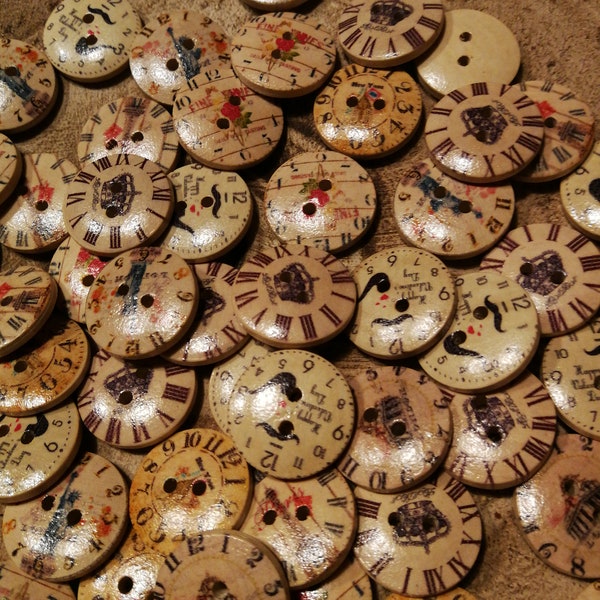 Clock buttons / watch buttons