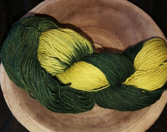 Socks yarn, 4-ply, plant dyed