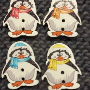 Penguin button / penguin button