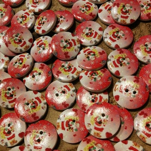 Santa Claus button