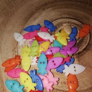 Carrot buttons / carrot buttons