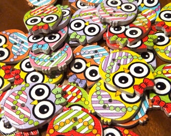 Owl buttons / owl buttons