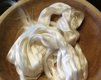 Mulberry silk, combed spinning lining, 100 grams /mulberry silk spin chaff, 100 grams