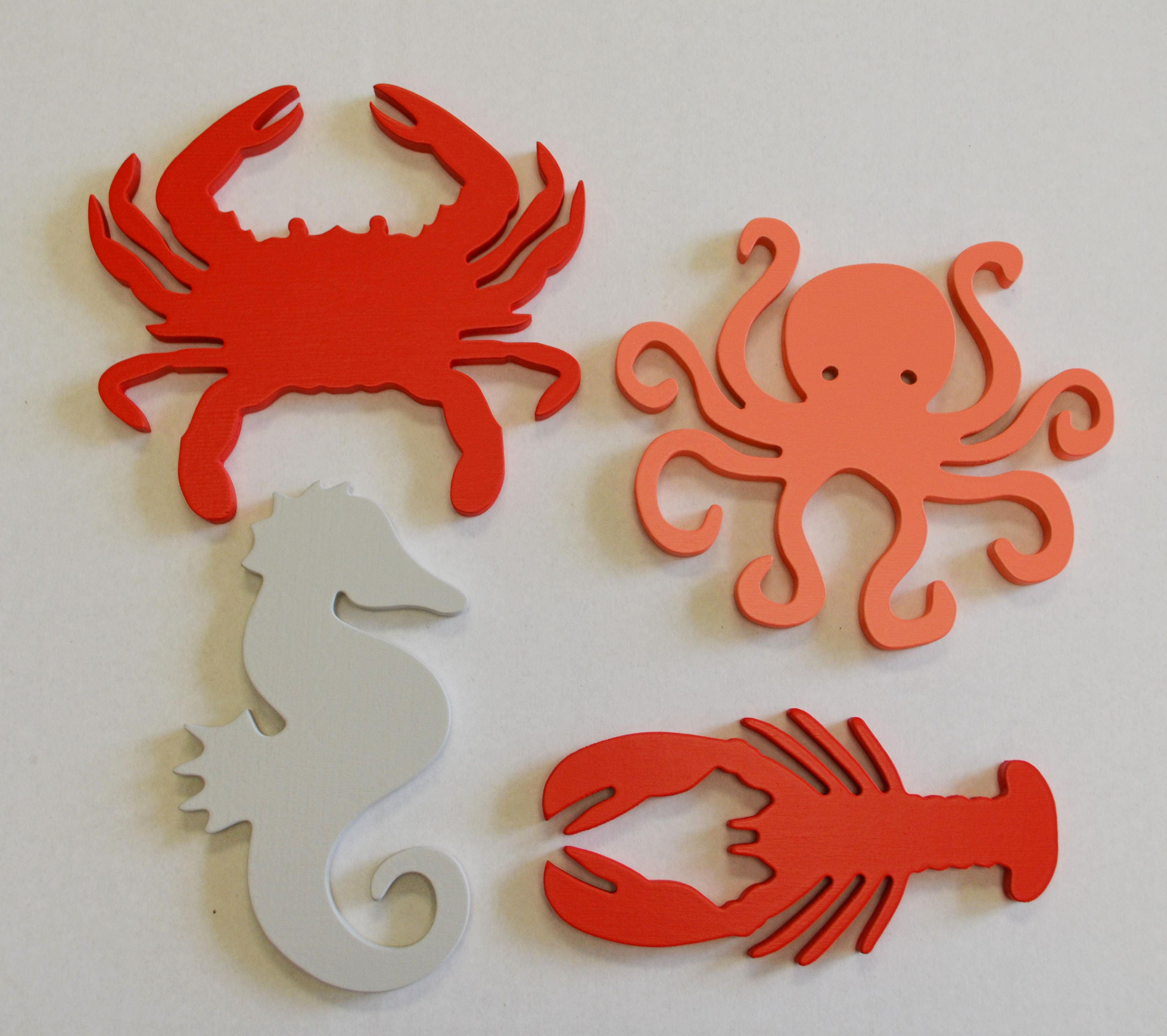 Wooden Sea Animals Wood Cut Outs Painted Shapes Wooden - Etsy Wooden Sea Animals Wood Cut Outs Painted Shapes Wooden - Etsy