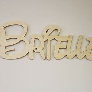 Disney Name - Wooden Name - Name Wall Hanging - Nursery Wall Hanging - Dorm Room Wall Hanging - Nursery Name Sign