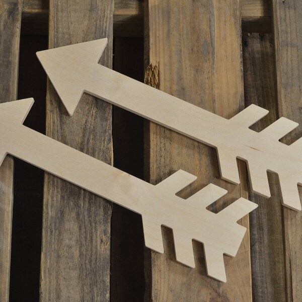 Wooden Arrow Shape - Wooden Arrow Cut Out - Arrows - Wood Shape - Home Decor - Wedding Decor - Kids Room Decor - Nursery Wall Decor
