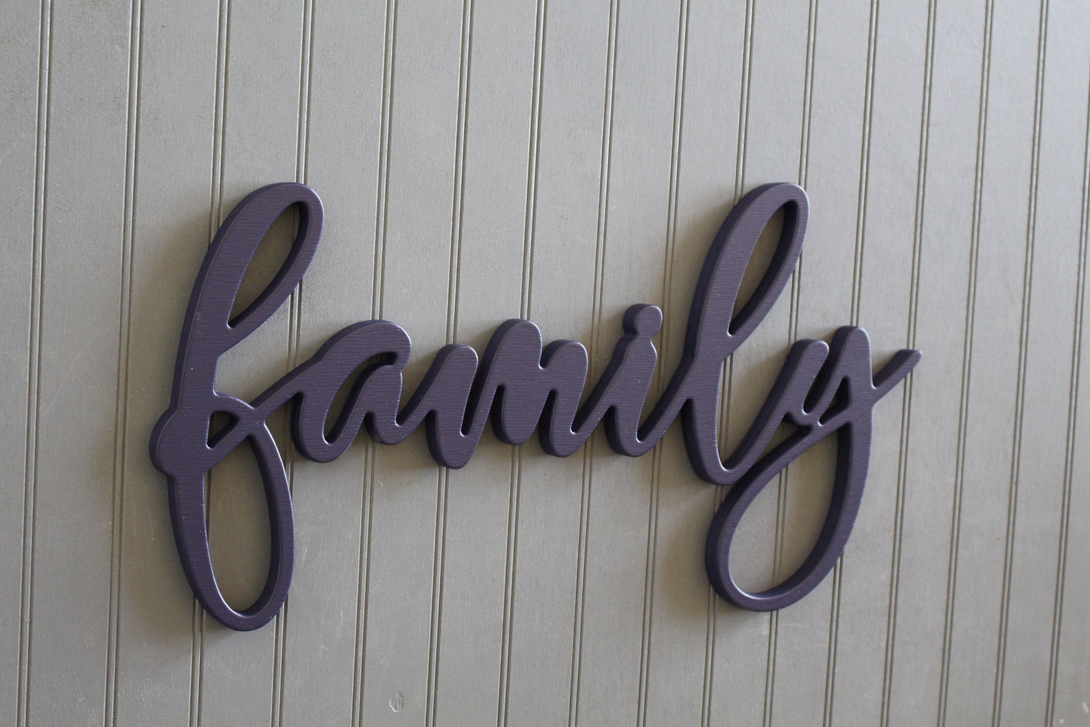 Wall Art Family Wall Sign Family Cut Out Signfamily Wall Etsy