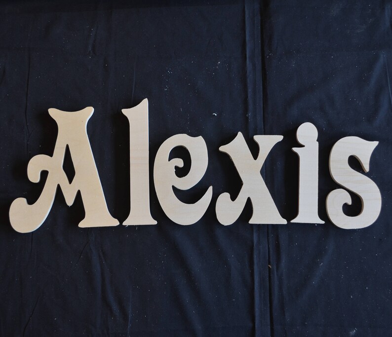 Wooden Letters for Nursery, Personalized Name, Nursery Decor, Above the ...