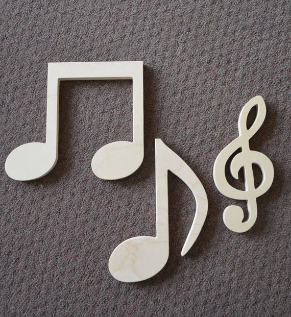 Musical Note Wall Art Music Lover Wood Wall Art Music Etsy