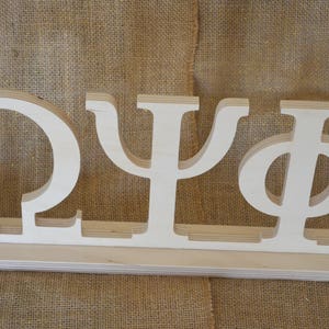 Letras griegas independientes para la decoración de dormitorios y personalizadas para su hermandad o fraternidad como decoración de escritorio como regalo de regreso a la escuela