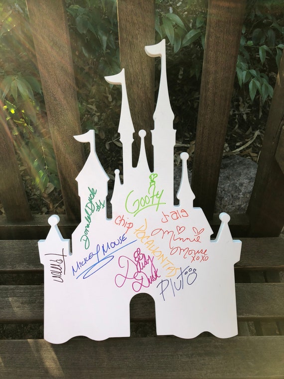 Disney Autograph Book Cinderella Castle Raw Wood Cut Outs Disney Castle Cut  Out Disney Castle Wood Cutout Disney Gift 