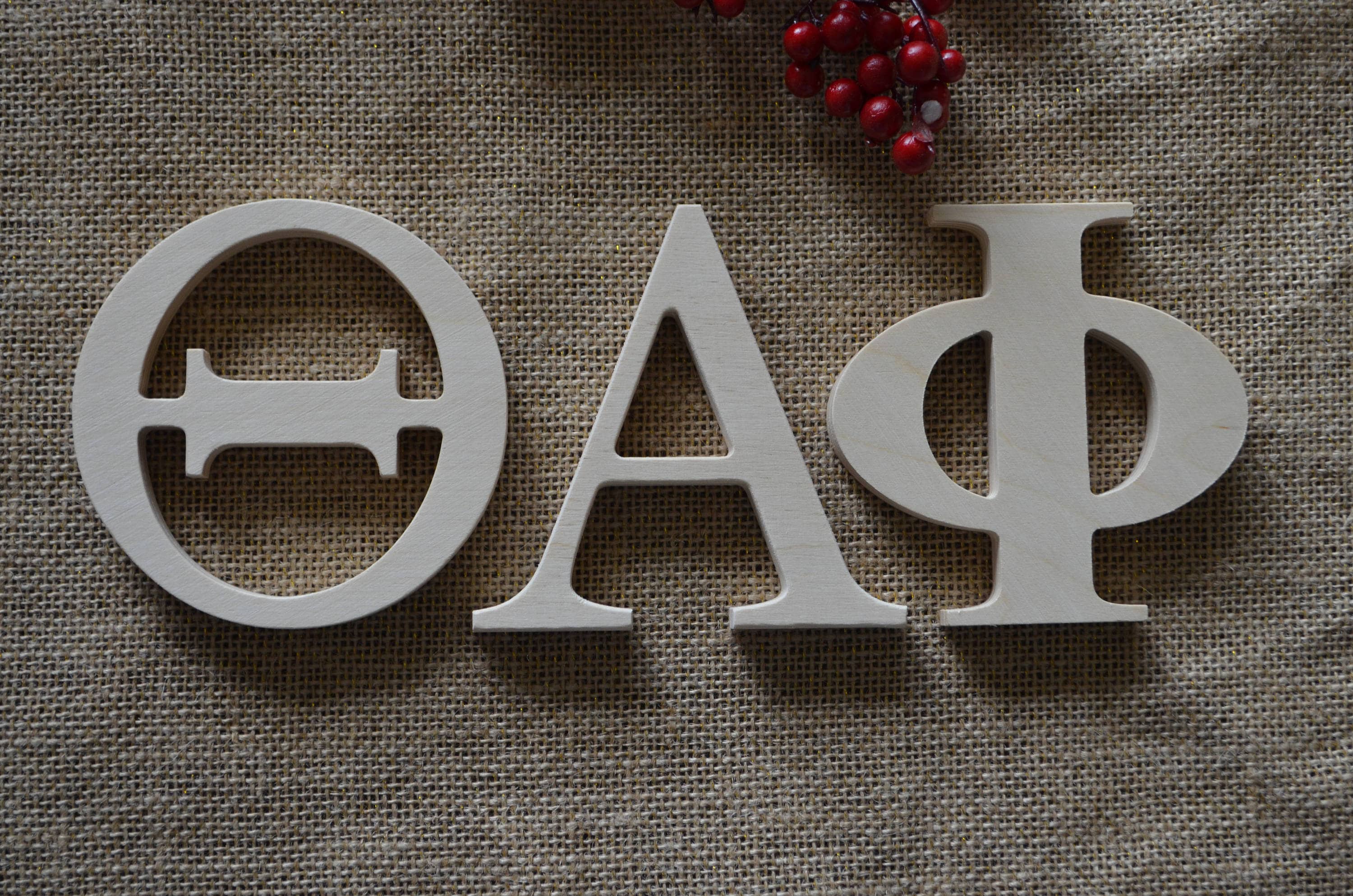 Wooden Greek Sorority Fraternity Letters Custom Greek Letters Etsy