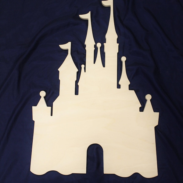 Disney Castle, Castle Wood Cut Sign Wood Sign Art, Wood Princess, Princess Sign, Wood Sign, Castle, Princess castle, princess nursery decor