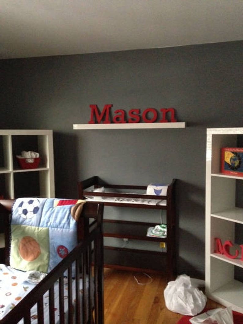 Wall Letters Custom Baby Name Nursery Wall Decor Baby / Etsy