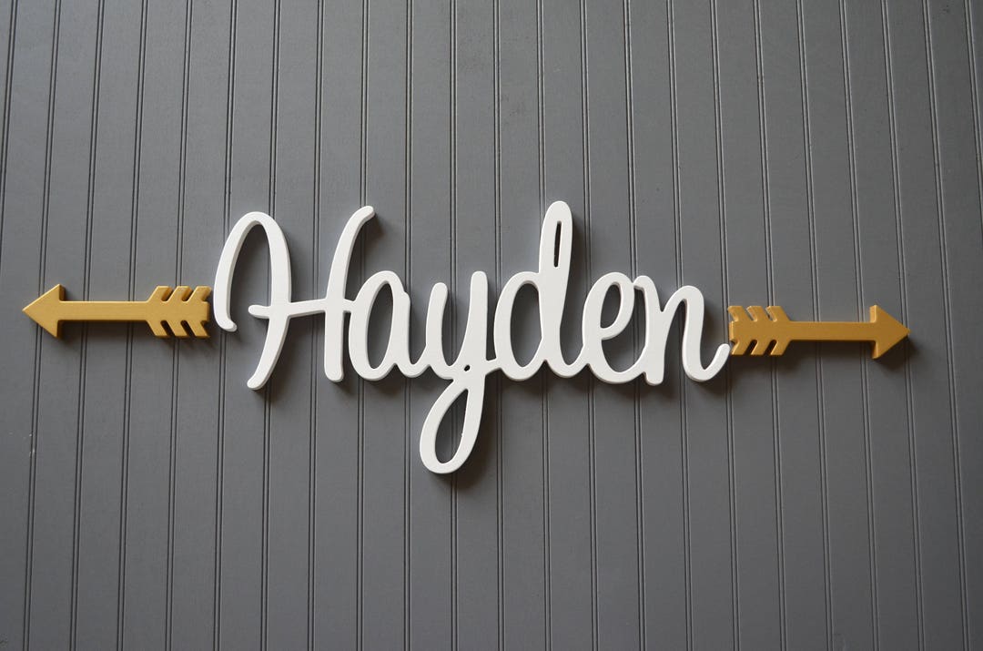 Baby Nursery Name Wooden Sign Nursery Decor Baby Name Signs for Baby