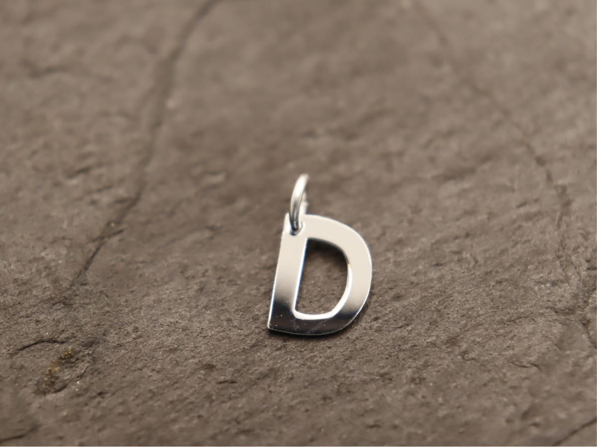 925 silver letters 8 mm jewelry pendant charm for bracelets / necklaces