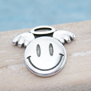 Angel and Devil Pendant Smile Metal 12mm Selection 6443 image 2