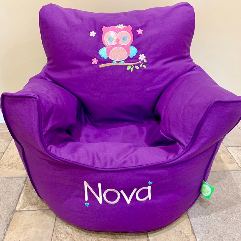 personalised baby bean bag chair