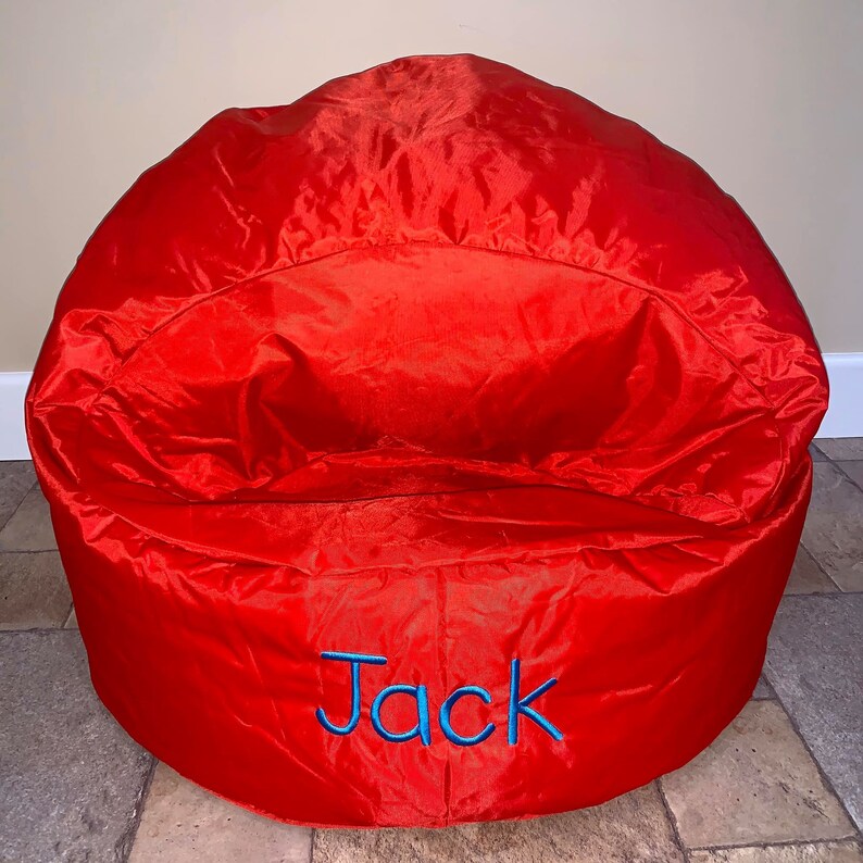 Child/Teen Personalised Bean Bag Chairs Etsy