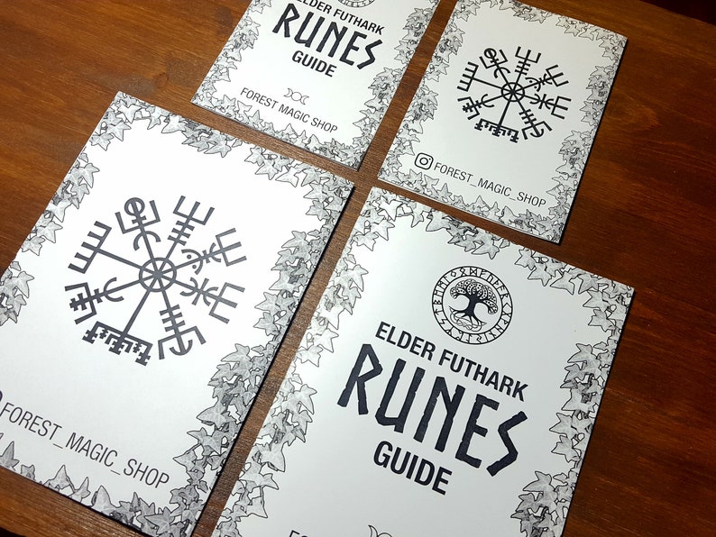 PRINTABLE Rune set Guide manual for Elder Futhark runes for | Etsy