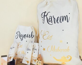 Personalized Ramadan favor bag boy girl,Ramadan gift, Ramadan Favor, eid mubarak gift, Children Ramadan Eid , Muslim Favor, eid mubarak