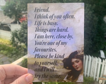 Greeting card: Friend.