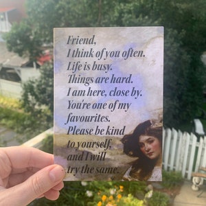 Greeting card: Friend.