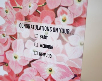 Greeting card : Congratulations!