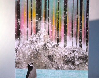 Greeting card : Northern Lights.