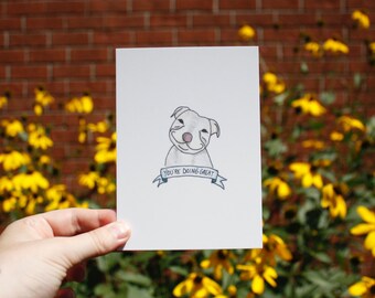 Postal: Que haces grandes.