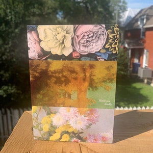 Greeting card: thank you kindly.