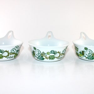 Figgjo Flint - Turi design - 3 lovely bowls with handle  - Marketplace - Stavangerflint - Made in Norway 1960.