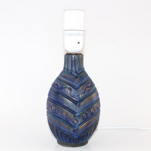 Irma Yourstone - BARDZO RZADKA - Piękna ceramiczna lampa stołowa - Wyprodukowana w Szwecji w latach 1960.